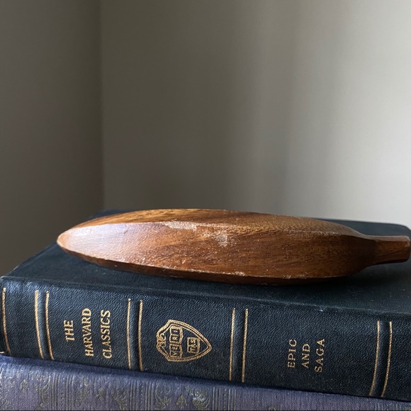 SOLD - Mid Century Monkey Pod Wooden Fruit - Picture 12 of 14